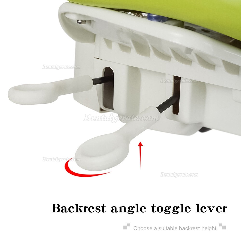 QIYUAN QY-MDS-E3 Dentalmikroskop-Bedienerhocker Ergonomischer Zahnarzt Hocker Dynamischer Sitz aus PU-Leder