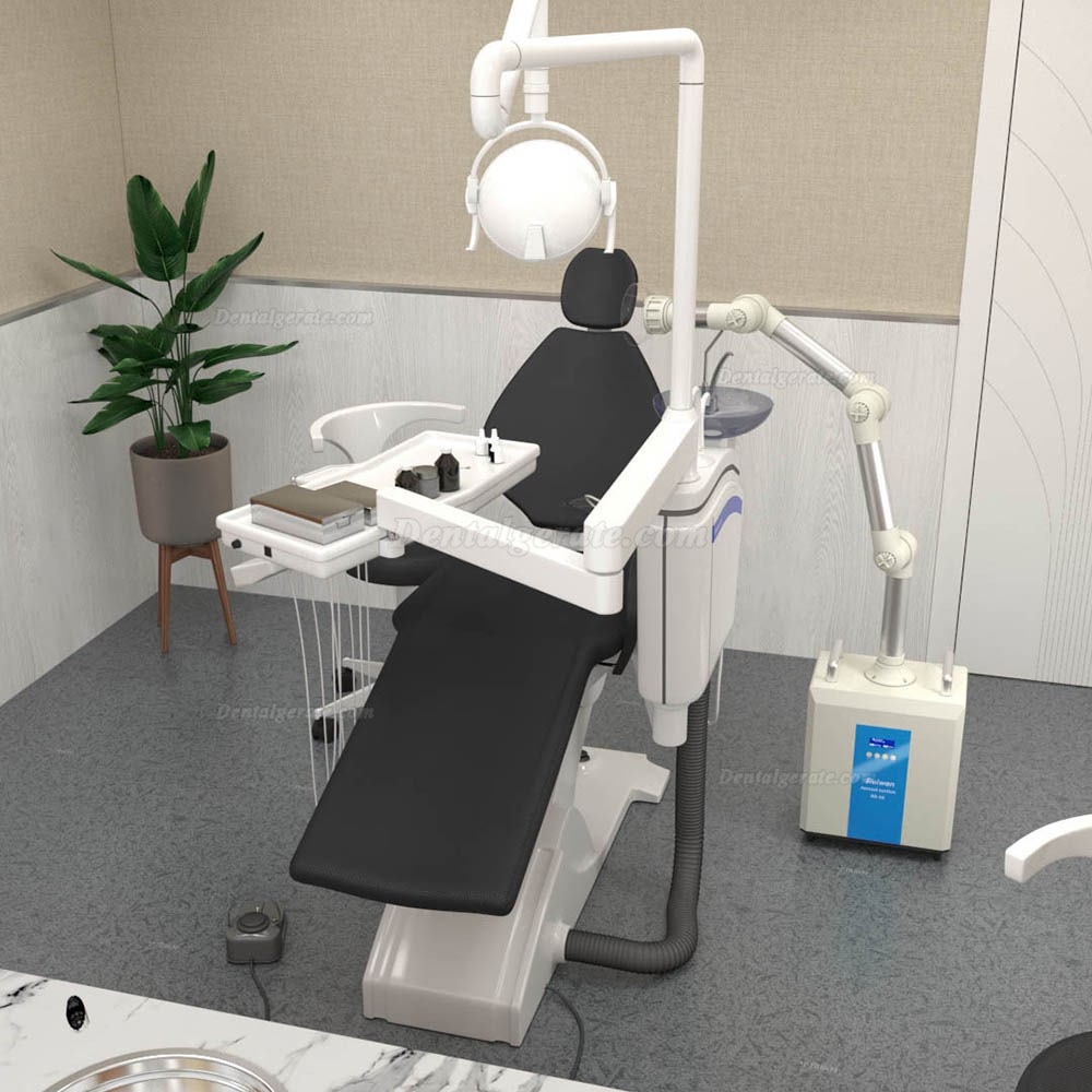 RUIWAN RD80 Extraorales Aerosol Zahnsaugsystem Externer Vakuumsauger 4 Filter Schicht + 2 UV-Lampen + Plasma