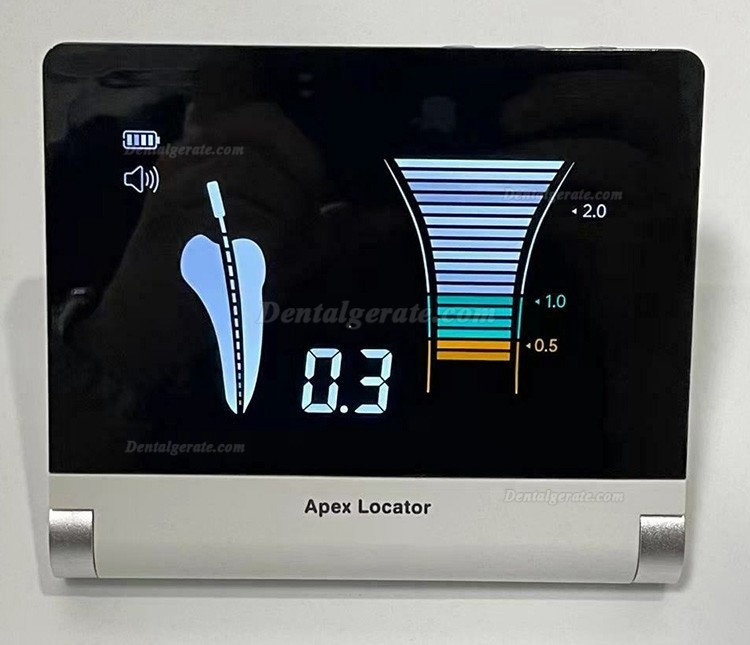 Refin A7 Faltbarer Electronic Apex Locator mit 5,1" LCD-Bildschirm und 2 in 1 Typ-C-Schnittstelle