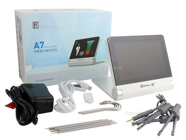 Refin A7 Faltbarer Electronic Apex Locator mit 5,1" LCD-Bildschirm und 2 in 1 Typ-C-Schnittstelle