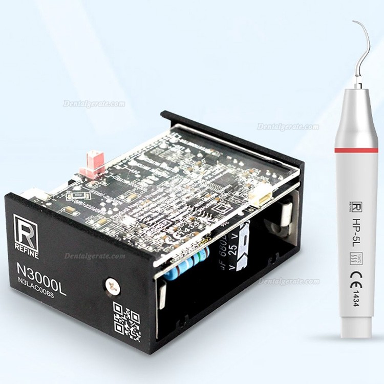 Refine® N3000L Gebaut in Ultraschall Scaler für Zahnarztstühle (Mit endodontischer Funktion & LED Lichter, Kompatibler EMS Woodpecker)