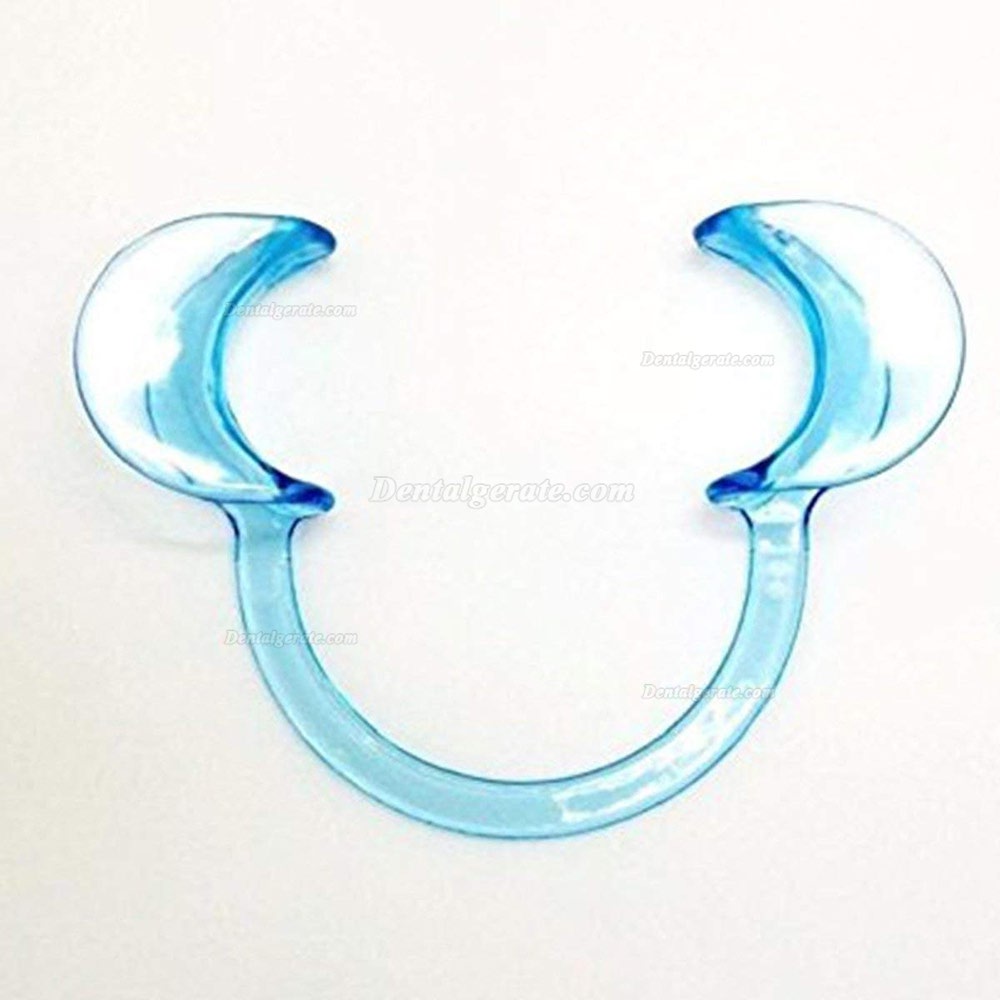 100 St&uuml;cke Wangenhalter Mund&ouml;ffner f&uuml;r Zahnpflege und Party Spiel L (blau)