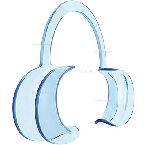 100 St&uuml;cke Wangenhalter Mund&ouml;ffner f&uuml;r Zahnpflege und Party Spiel L (blau)