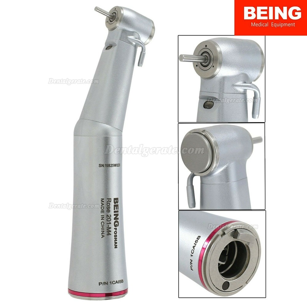 BEING Rose4000 Electric Bürstenloser Mikromotor + Rose 202CAI5-B Faseroptik 1:5 Winkelstücke Handstück BEING Rose4000 Electric Bürstenloser Mikromotor + Rose 202CAI5-B Faseroptik 1:5 Winkelstücke Handstück