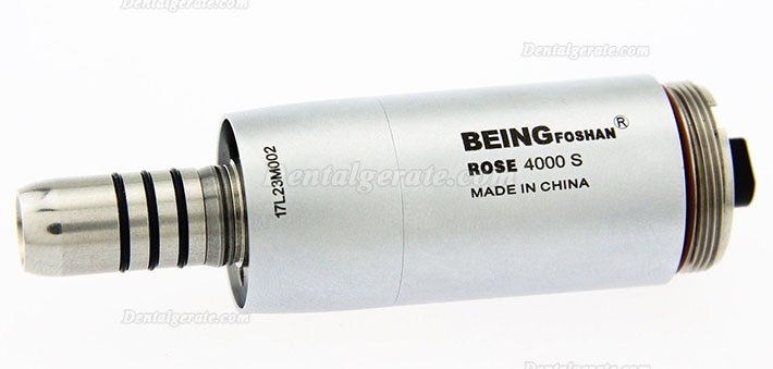 BEING Rose4000 Eingebauter zahnärztlicher Elektromotor + Rose 202-CA(PB) 1:1 Faseroptisches Winkelstück BEING Rose4000 Eingebauter zahnärztlicher Elektromotor + Rose 202-CA(PB) 1:1 Faseroptisches Winkelstück