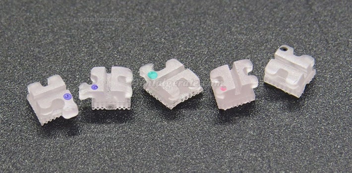 20 Boxen Dental Kieferorthop&auml;dische Keramik Brackets St&auml;nder Roth MBT 018 022 345 Haken