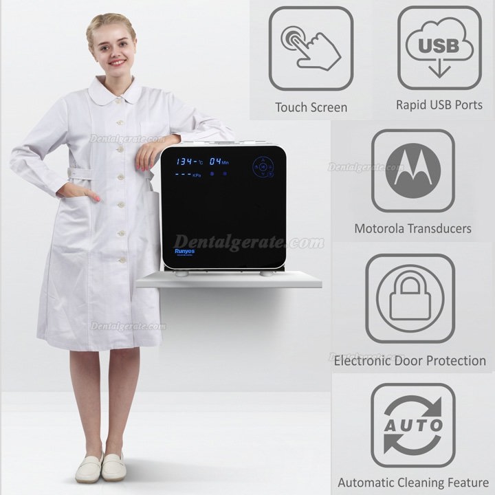Runyes Sea Serie Touchscreen Autoklav Sterilisator Vakuum Dampf 18-23L B Klasse Runyes Sea Serie Touchscreen Autoklav Sterilisator Vakuum Dampf 18-23L B Klasse