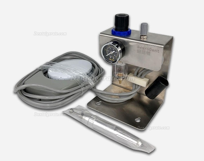 NewroDent&reg; S-108 Dental Laborturbine Labor Turbine Handst&uuml;ck mit Wasserk&uuml;hlsystem und Fu&szlig;steuerung