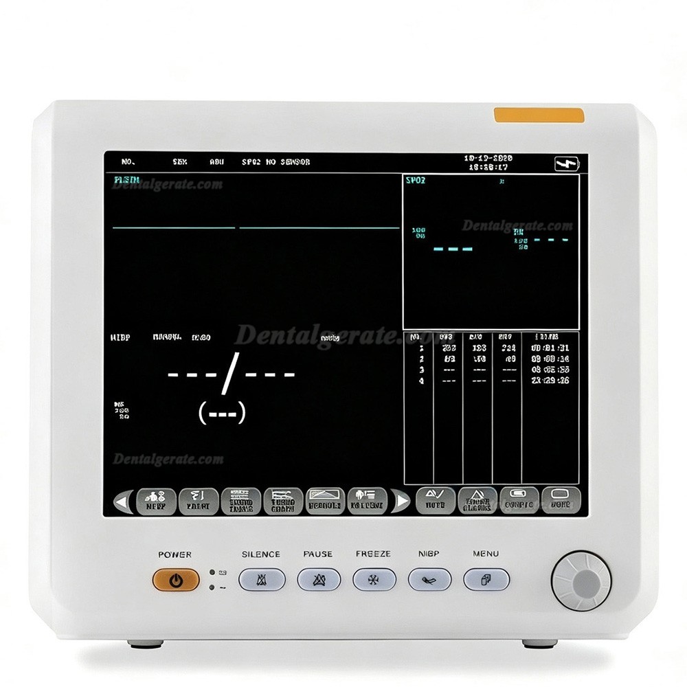 SINNOR SNP9000L-B 8'' Patientenmonitor mit 4 Parametern (NIBP, SPO2, PR, TEMP)