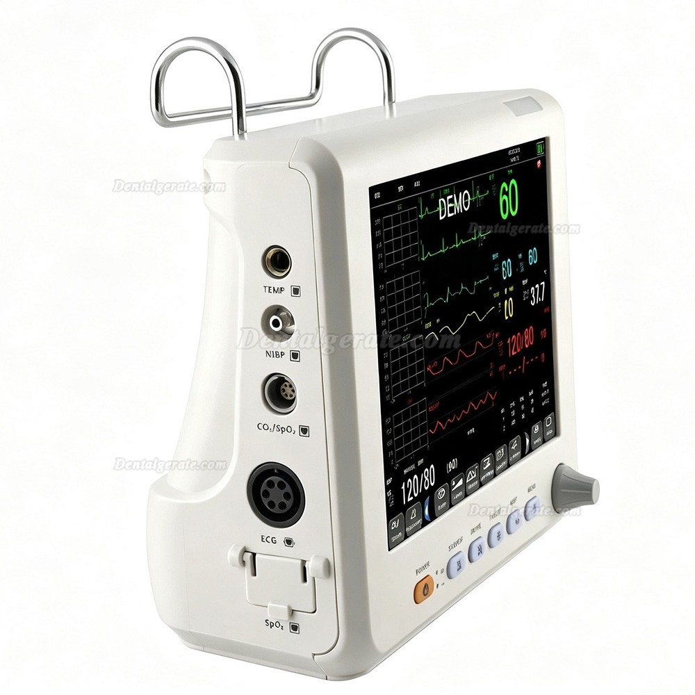 SINNOR SNP9000L-D 8-Zoll Patientenmonitor, 6 Parameter (EKG, NIBP, RESP, TEMP, SpO2, PR)