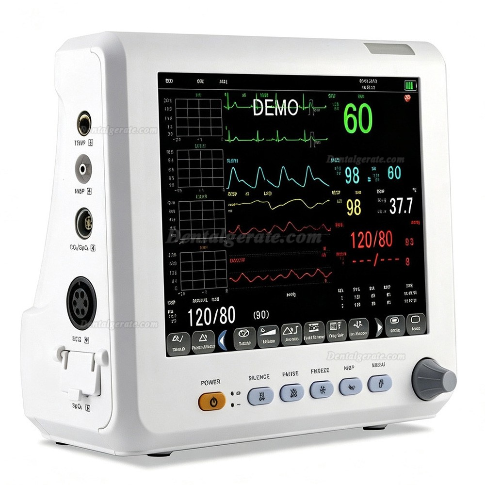SINNOR SNP9000L-D 8-Zoll Patientenmonitor, 6 Parameter (EKG, NIBP, RESP, TEMP, SpO2, PR)