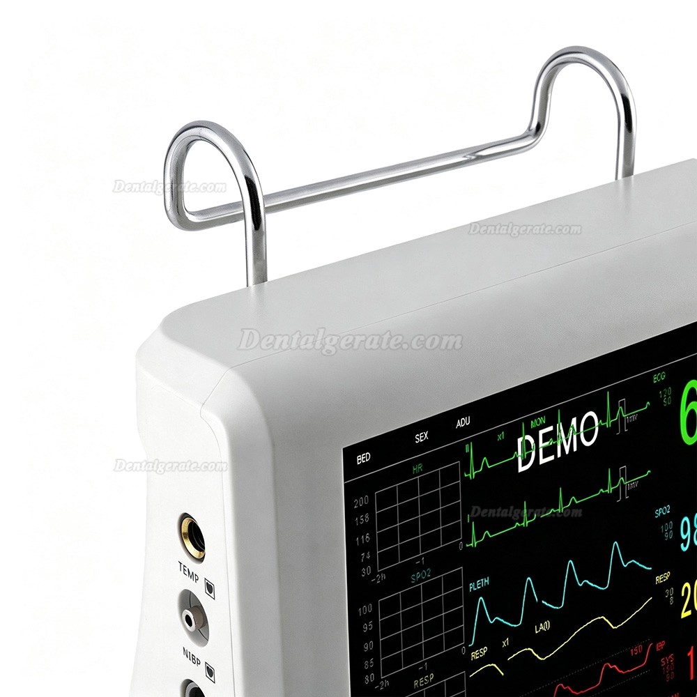 SINNOR SNP9000L-D 8-Zoll Patientenmonitor, 6 Parameter (EKG, NIBP, RESP, TEMP, SpO2, PR)