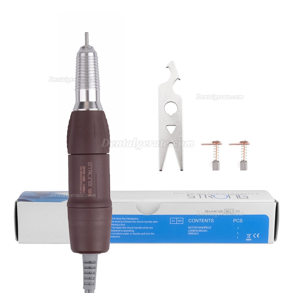 STRONG 120 Dentallabor Mikromotor Handst&uuml;ck 35.000 U/min 2,35 mm