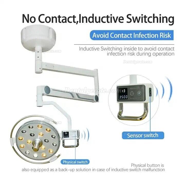 Saab P133 Dental LED Operationsleuchte 18 LEDs mit Arm f&uuml;r deckenmontage 