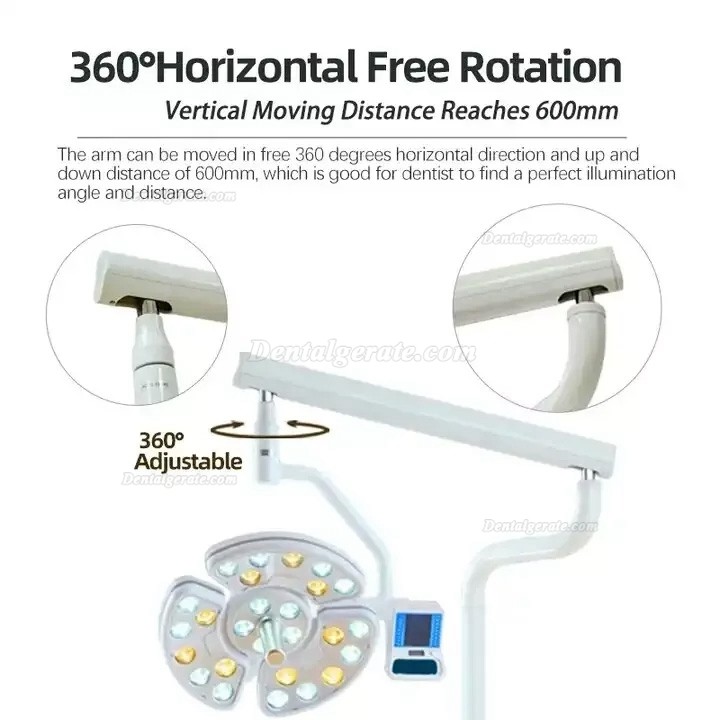 Saab KY-P138 Dental LED Chirurgisches Schattenloses Licht mit Arm f&uuml;r Zahnarztstuhl