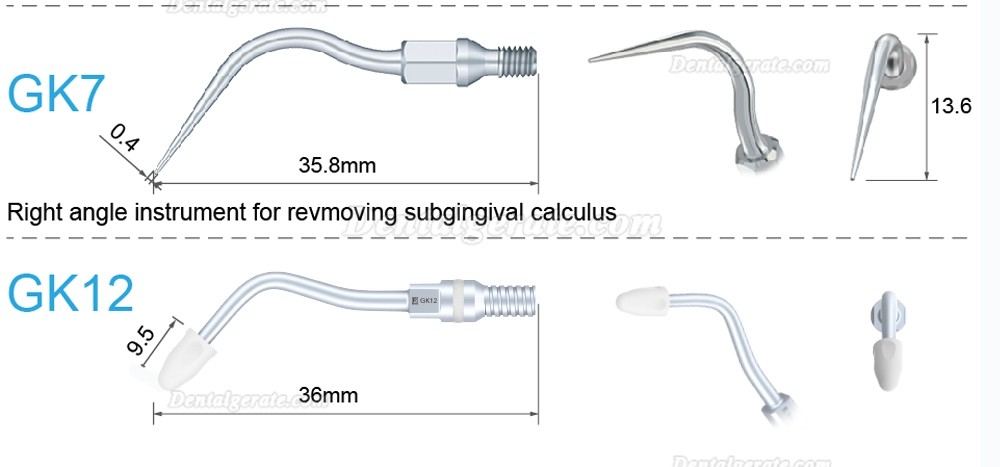 5 St&uuml;cke Refine&reg; Dental Airscaler Spitze GK1 GK2 GK3 GK4 GK5 GK6 GK7 GK12 GK14 GK16 Kompatibel Mit Kavo SONICflex