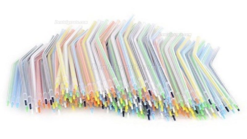 200 PCS der bunten Einweg Dental Spray D&uuml;sen Tipps f&uuml;r 3-Wege-Luft Wasser Spritze