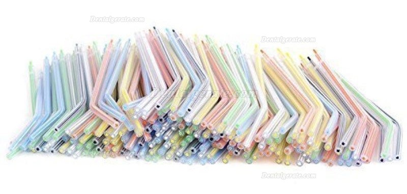 200 PCS der bunten Einweg Dental Spray D&uuml;sen Tipps f&uuml;r 3-Wege-Luft Wasser Spritze