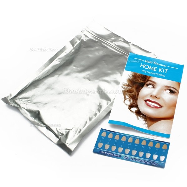 Zahnaufhellung kit bleaching gel + zahnschale + mini bleaching lampe + zahnschattenf&uuml;hrung