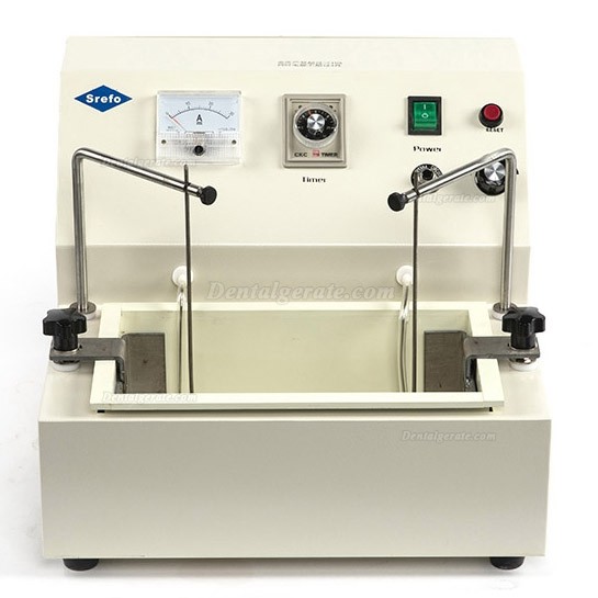 Srefo® R-1202 Dentallabor Elektrolytisches Kleinglänzgerät mit zwei Wasserbädern