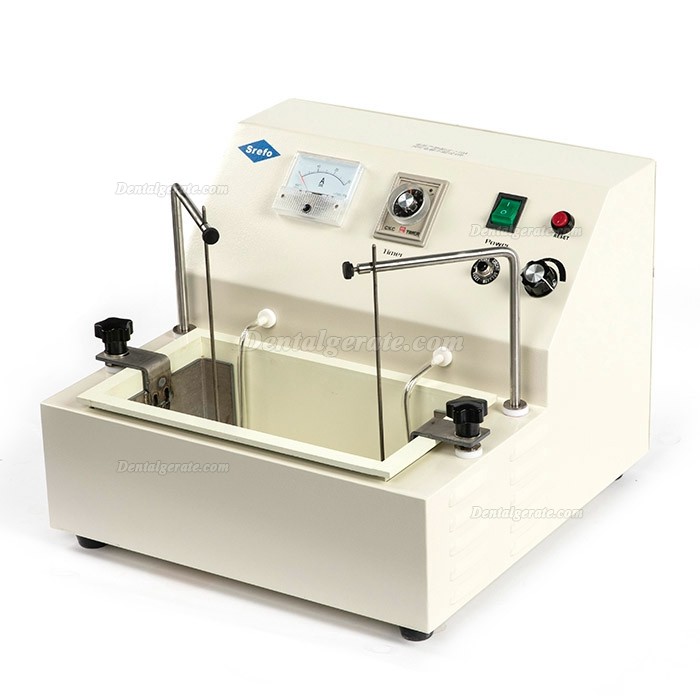Srefo® R-1202 Dentallabor Elektrolytisches Kleinglänzgerät mit zwei Wasserbädern