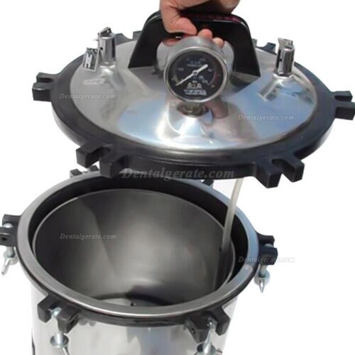 18L/24L Tragbarer Autoklav Sterilisatoren Edelstahl Dampfsterilisator YX-18/24LDJ