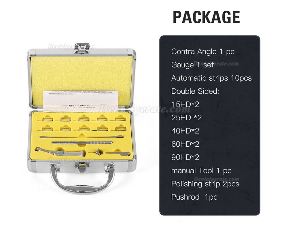 Westcode Dental Kieferorthopädische IPR Kit Interproximale Schmelzreduktion 1:1 Winkelstück Handstück Set
