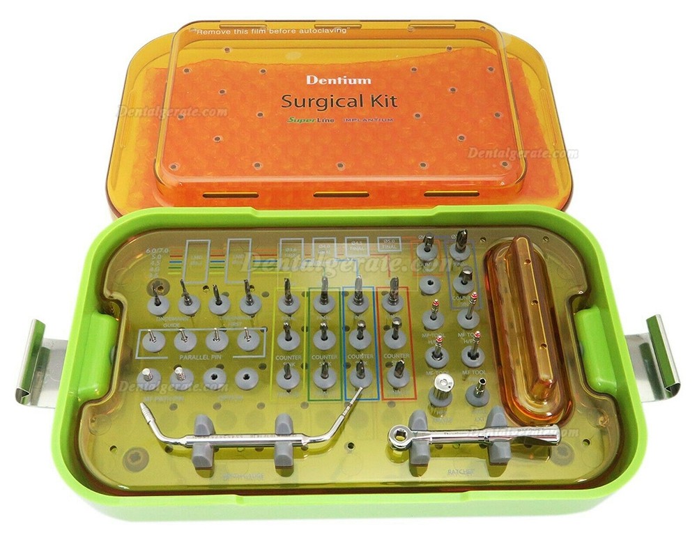 Dentium Zahnchirurgisches Set UXIF SuperLine Instrumenten-Set für die Implantatchirurgie Dentium Zahnchirurgisches Set UXIF SuperLine Instrumenten-Set für die Implantatchirurgie