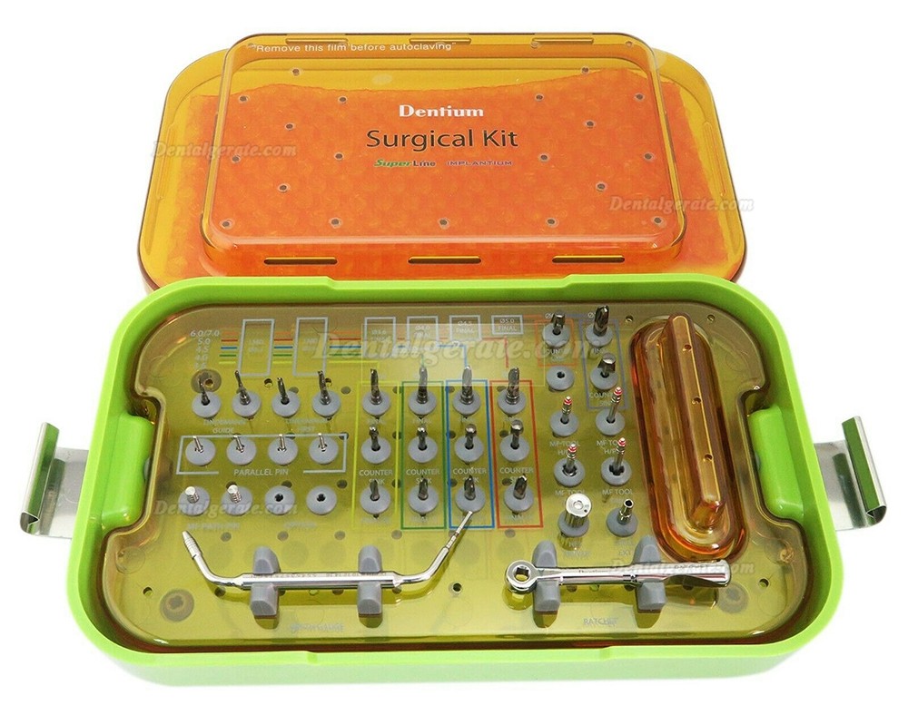 Dentium Zahnchirurgisches Set UXIF SuperLine Instrumenten-Set für die Implantatchirurgie Dentium Zahnchirurgisches Set UXIF SuperLine Instrumenten-Set für die Implantatchirurgie