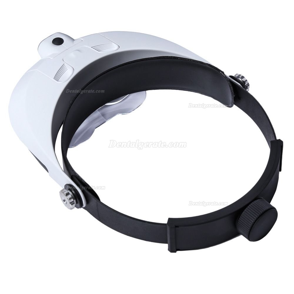Zahnarzt-Lupen-Vergr&ouml;&szlig;erungsglas Surgical mit 5 Wechselobjektiv + LED-Scheinwerfer