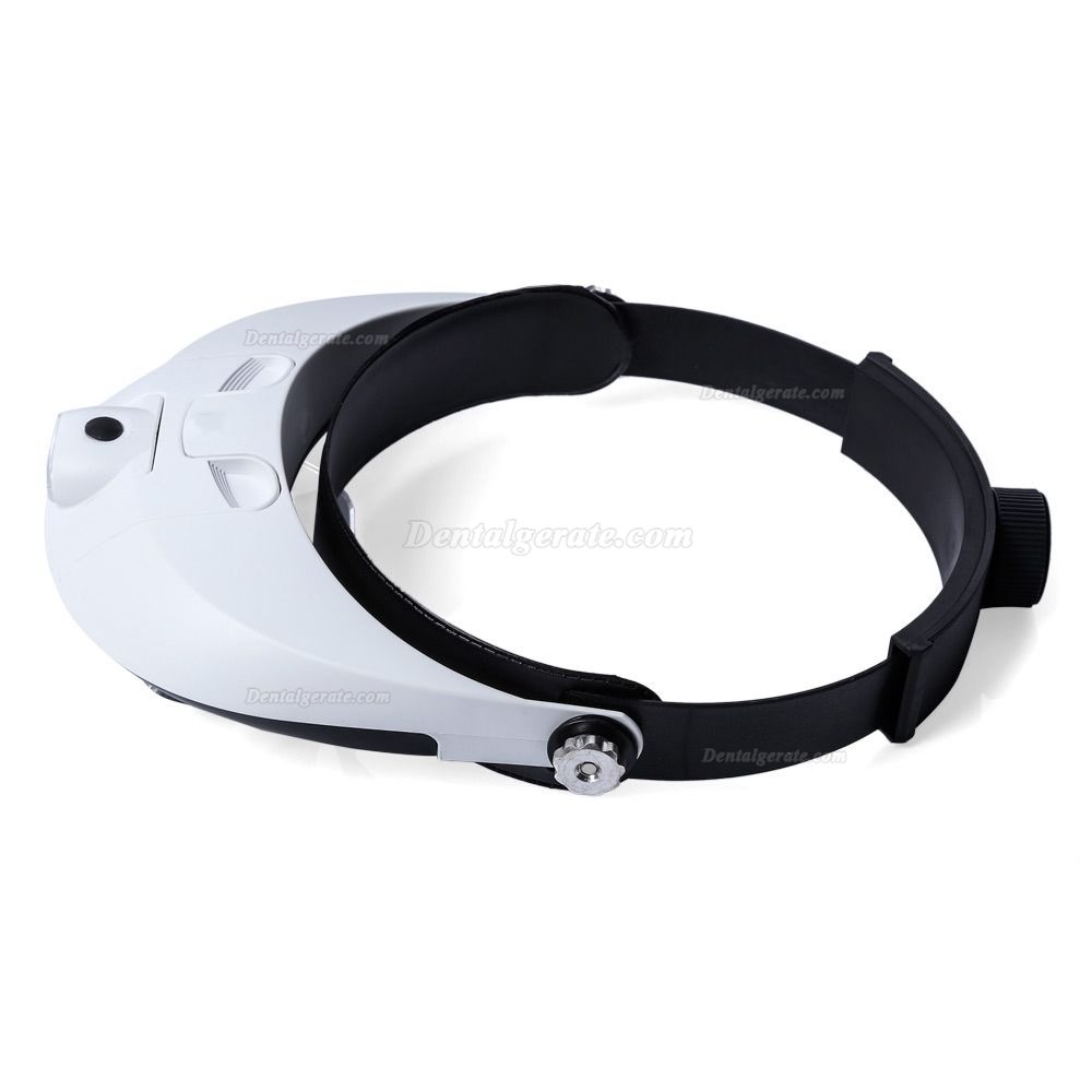 Zahnarzt-Lupen-Vergr&ouml;&szlig;erungsglas Surgical mit 5 Wechselobjektiv + LED-Scheinwerfer