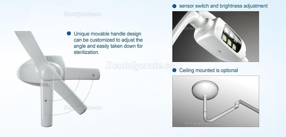 Dental 8W Chirurgische Deckenleuchte LED Chirurgisch Licht Lampe mit Stützarm