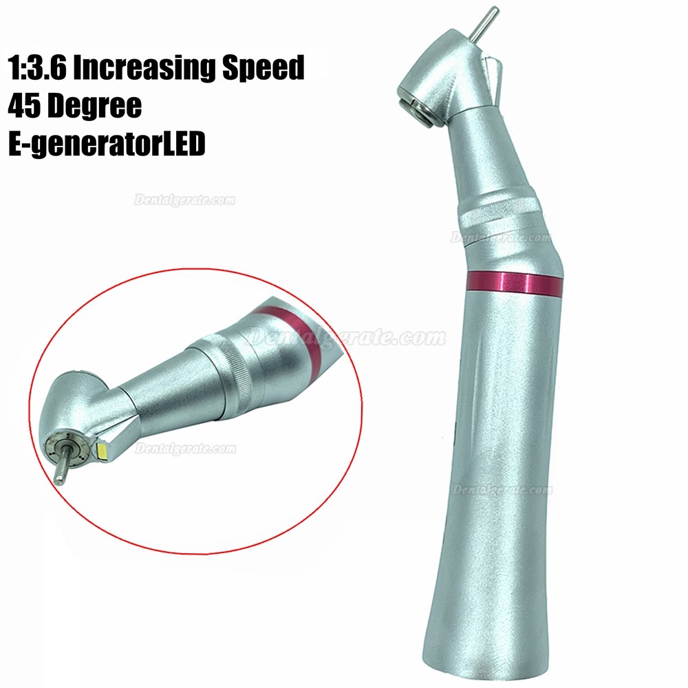 Tealth CH1020 45 Grad Led 1:3.6 Rotes Winkelst&uuml;ck Zahnarzt E-Generator Chirurgische Handst&uuml;ck