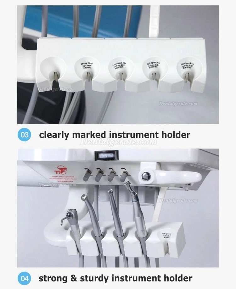 TJ TJ2688 A1-1 PU Ledergesteuerter integraler Stuhl der Dentaleinheit