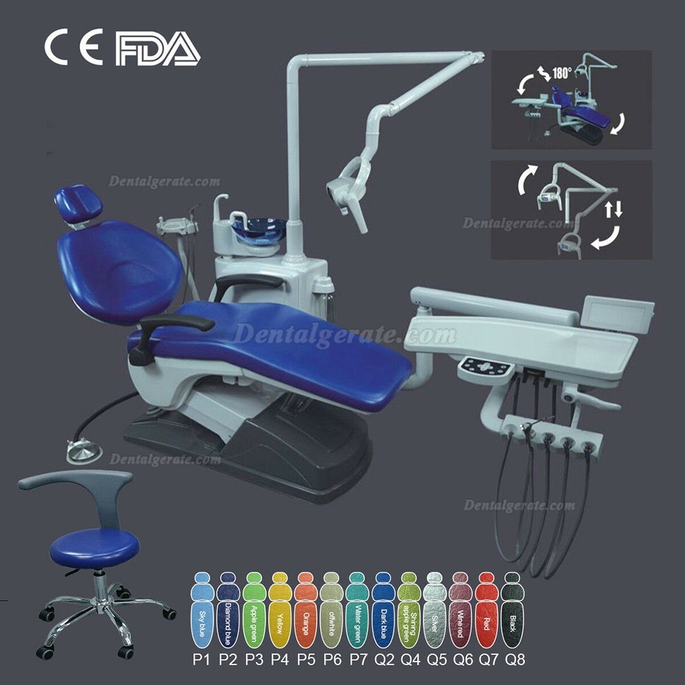 TJ TJ2688 A1-1 PU Ledergesteuerter integraler Stuhl der Dentaleinheit