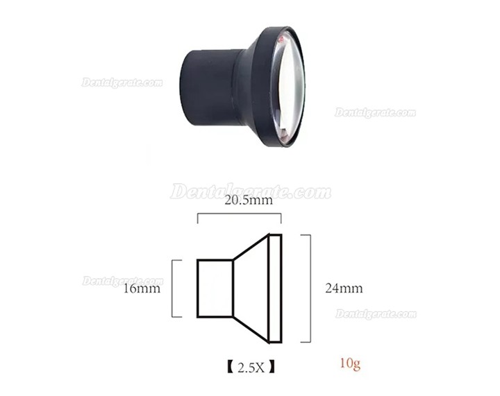 Micare 21NM 2.5X/3.0X/3.5X TTL Dental Lupenbrille,Galilei Zahnarzt Lupenbrille