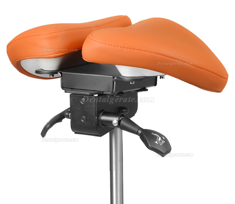 TYTC 096-2 Dental Sattelst&uuml;hle Ergonomischer Doppelklappen-Sattelst&uuml;hle mit Fu&szlig;steuerung (9 Farben)