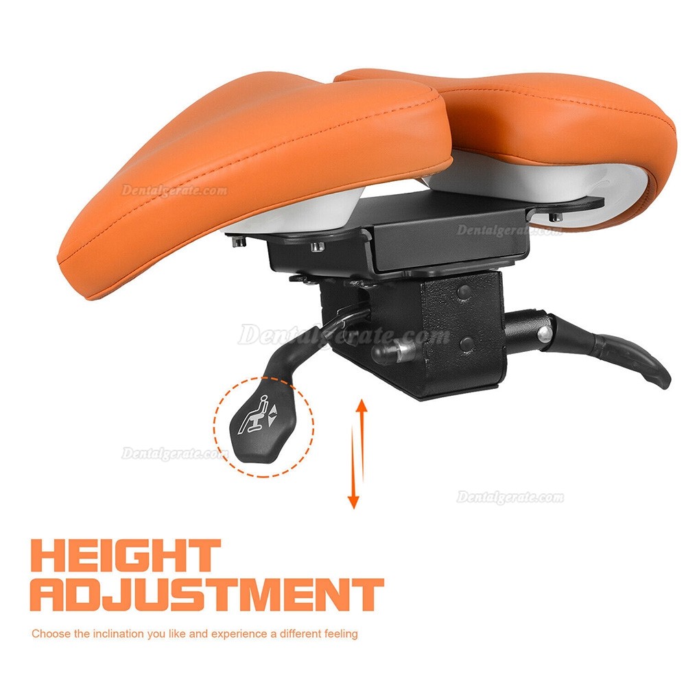 TYTC 096-2 Dental Sattelst&uuml;hle Ergonomischer Doppelklappen-Sattelst&uuml;hle mit Fu&szlig;steuerung (9 Farben)