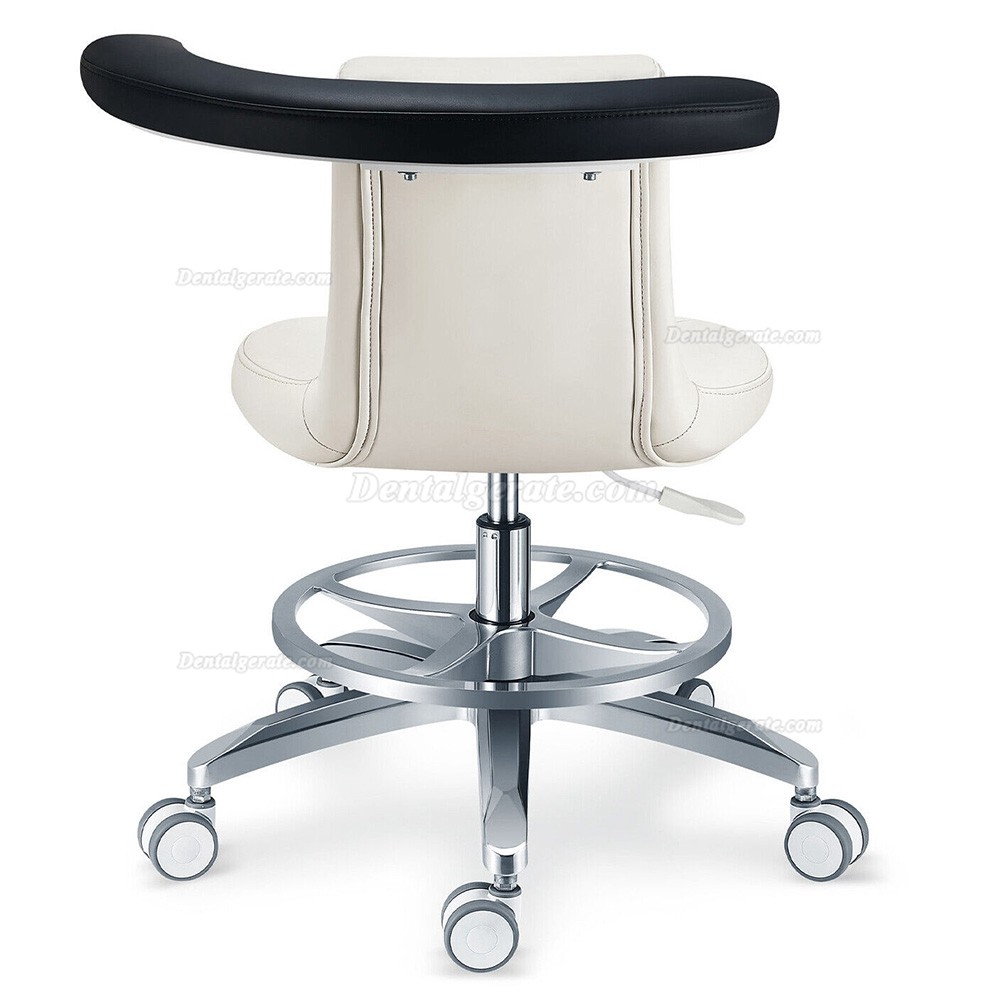 TYTC PLST-061 Dentalhygienikerhocker Krankenschwesterstuhl mit Armlehne + Fu&szlig;ring