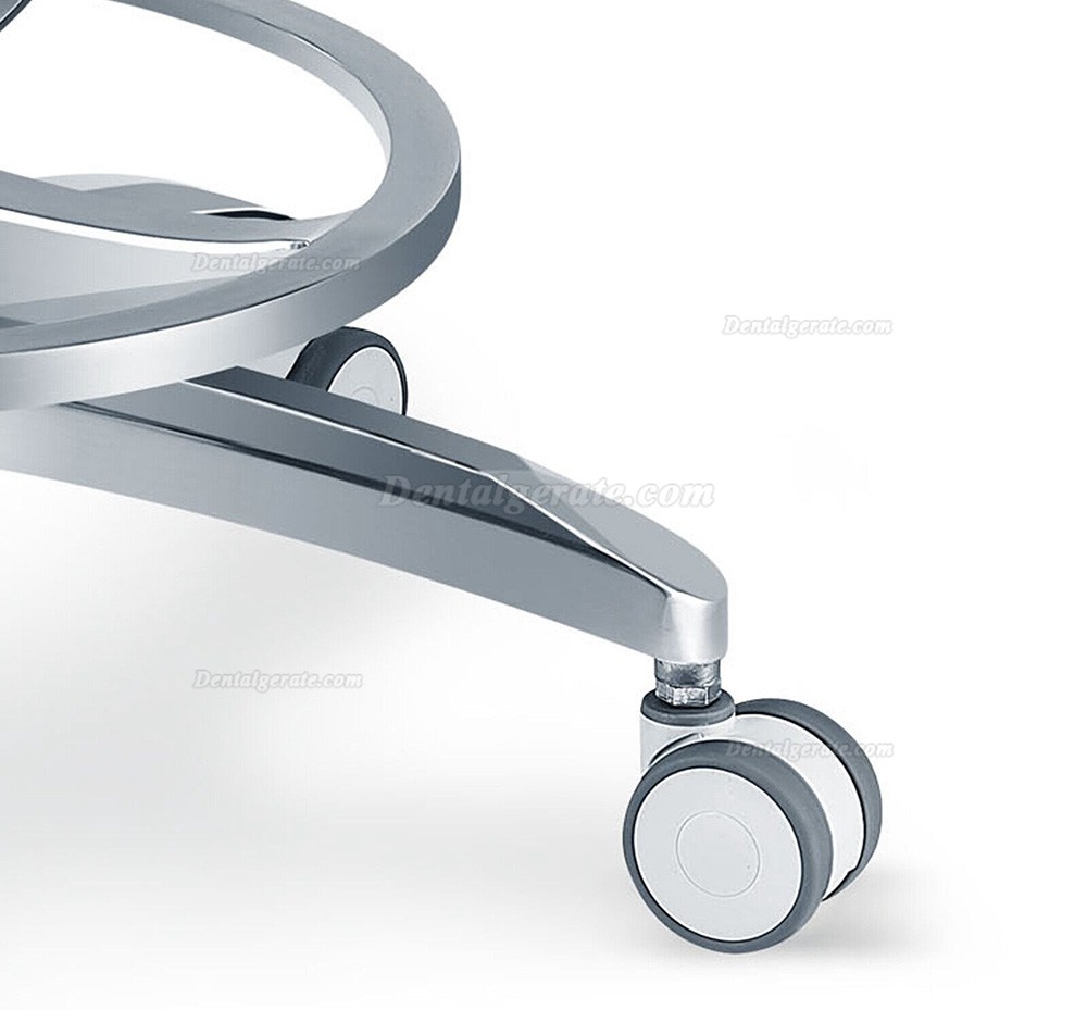 TYTC PLST-061 Dentalhygienikerhocker Krankenschwesterstuhl mit Armlehne + Fu&szlig;ring