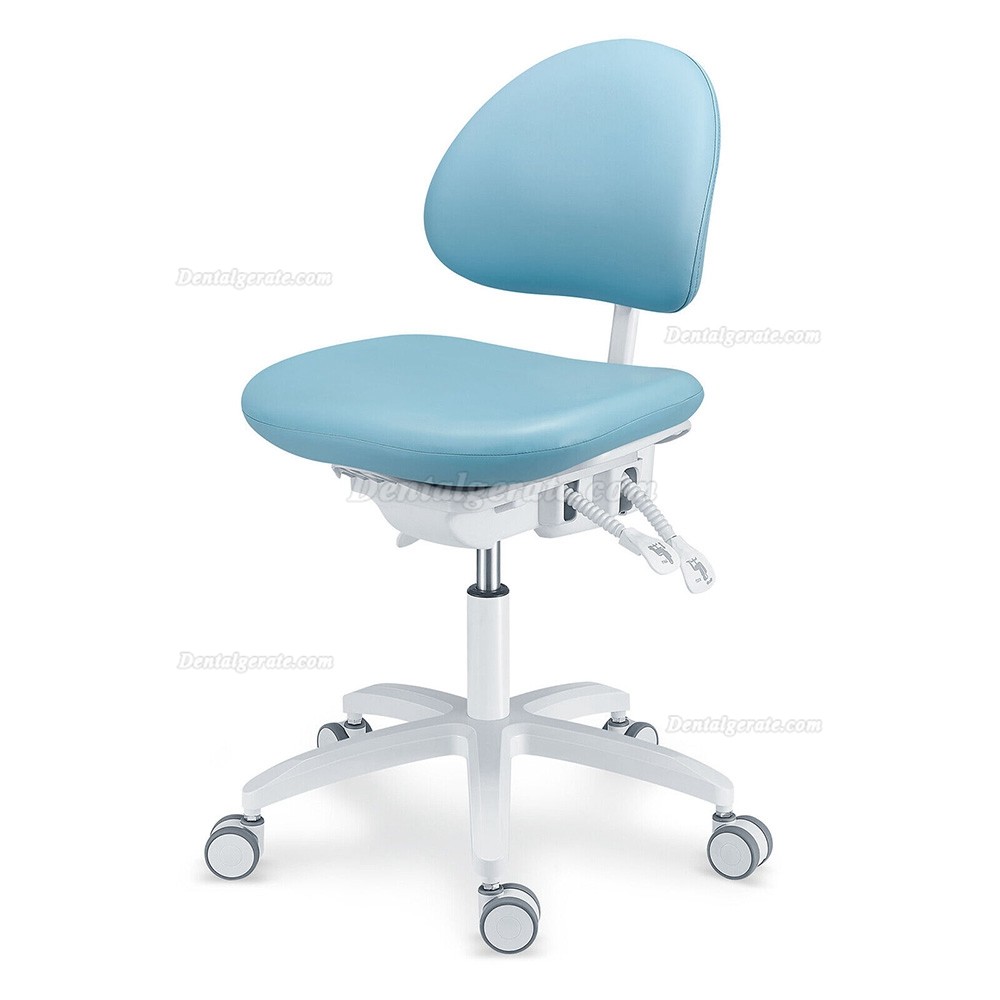 TYTC PLST-064-067 Zahn&auml;rztliche Assistenzst&uuml;hle Ergonomischer Zahnarzt Hocker (Verstellbare Sitz- und R&uuml;ckenlehnenwinkel)
