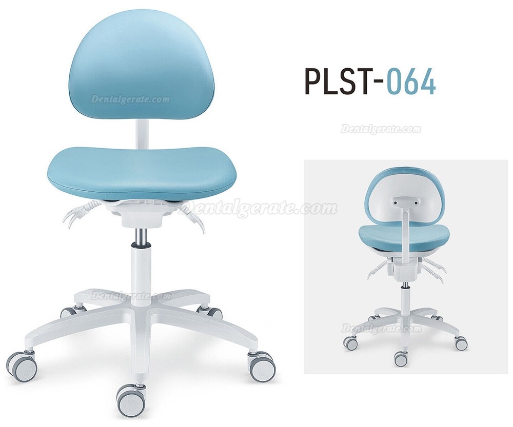 TYTC PLST-064-067 Zahn&auml;rztliche Assistenzst&uuml;hle Ergonomischer Zahnarzt Hocker (Verstellbare Sitz- und R&uuml;ckenlehnenwinkel)