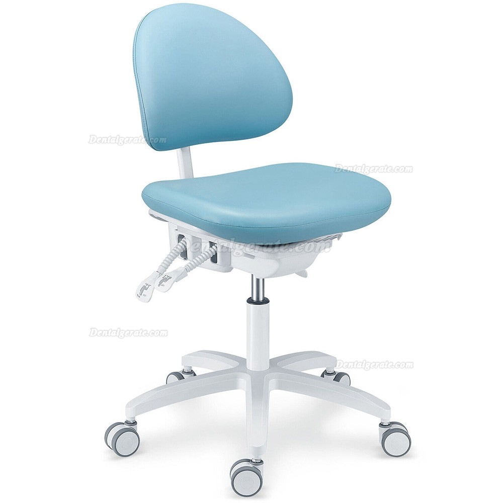 TYTC PLST-064-067 Zahn&auml;rztliche Assistenzst&uuml;hle Ergonomischer Zahnarzt Hocker (Verstellbare Sitz- und R&uuml;ckenlehnenwinkel)