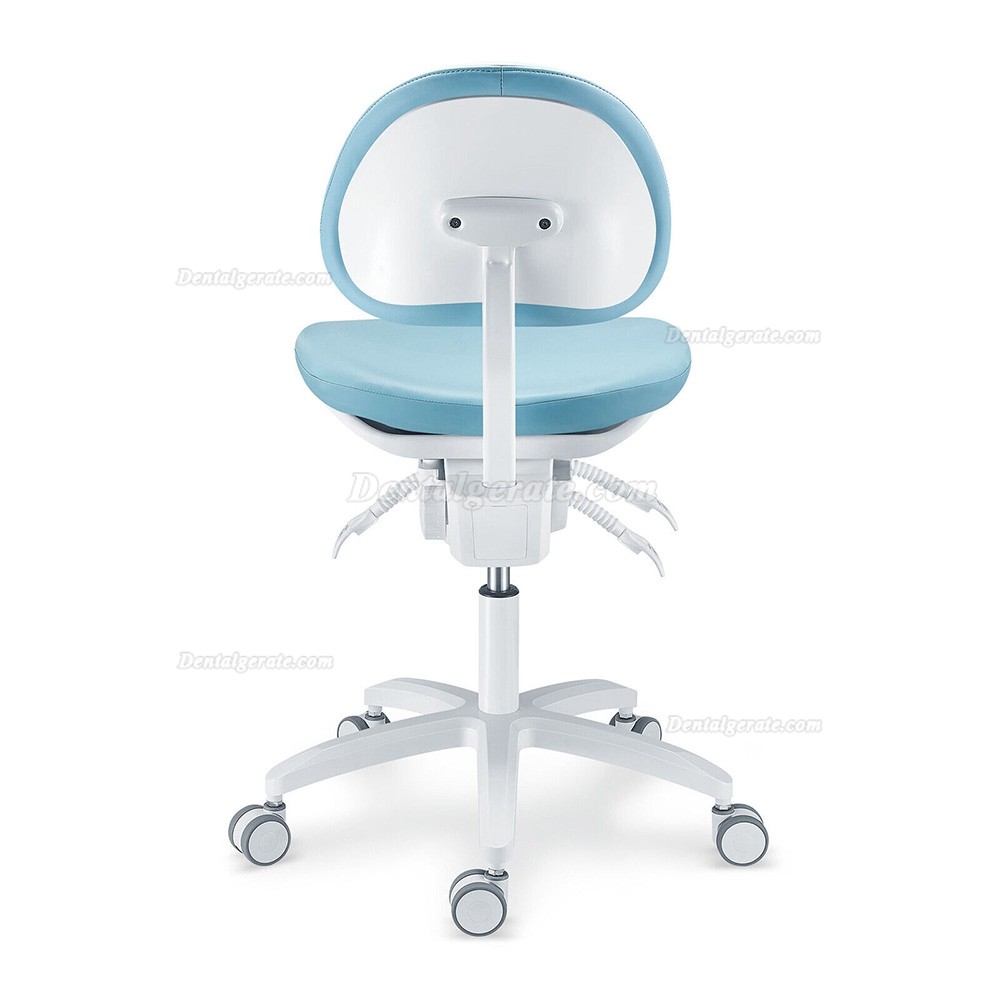 TYTC PLST-064-067 Zahn&auml;rztliche Assistenzst&uuml;hle Ergonomischer Zahnarzt Hocker (Verstellbare Sitz- und R&uuml;ckenlehnenwinkel)