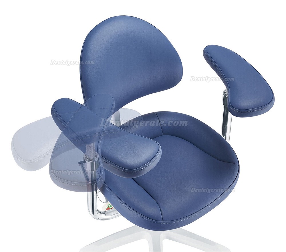 TYTC U-Serie PLST-094-097 Dentalmikroskop Bedienerstuhl mit Verstellbaren Drehbaren Armlehnen