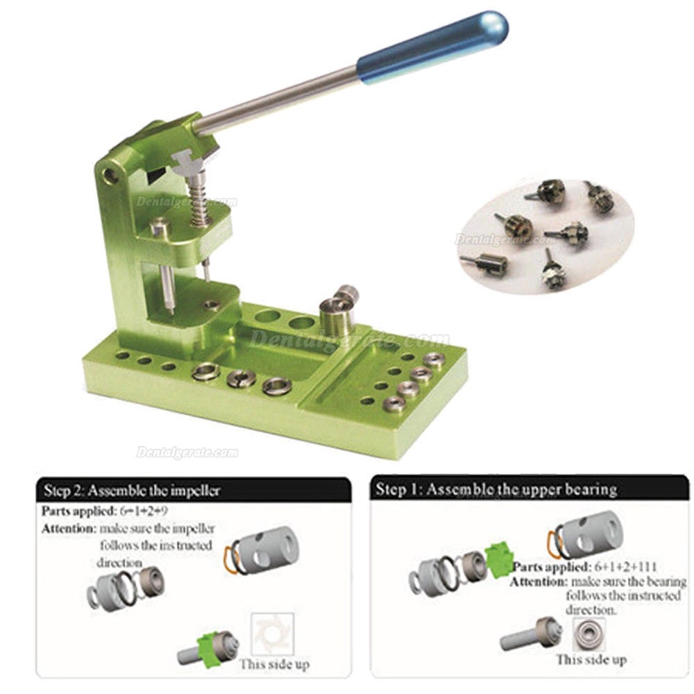 Dental Schnelle Geschwindigkeit Handstück Wartung Turbinenlager Reparatur Presswerkzeuge Kit Dental Schnelle Geschwindigkeit Handstück Wartung Turbinenlager Reparatur Presswerkzeuge Kit