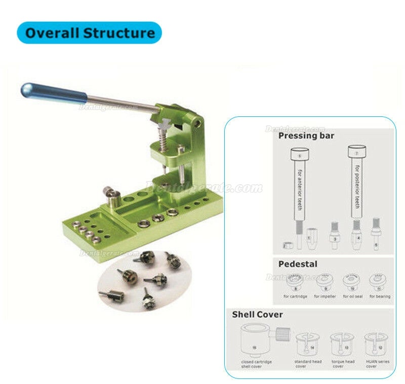 Dental Schnelle Geschwindigkeit Handstück Wartung Turbinenlager Reparatur Presswerkzeuge Kit Dental Schnelle Geschwindigkeit Handstück Wartung Turbinenlager Reparatur Presswerkzeuge Kit