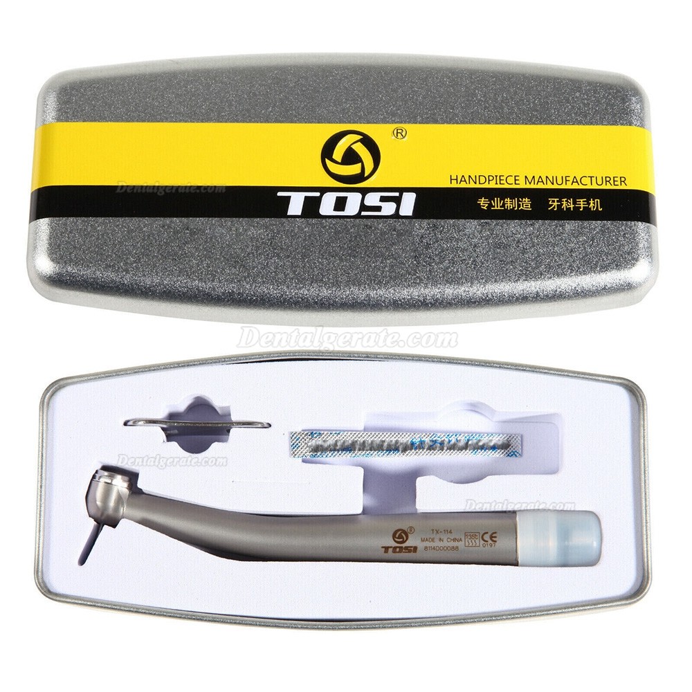 TOSI TX-114 Dental Turbine Handst&uuml;ck Druckknopf, 4 L&ouml;cher