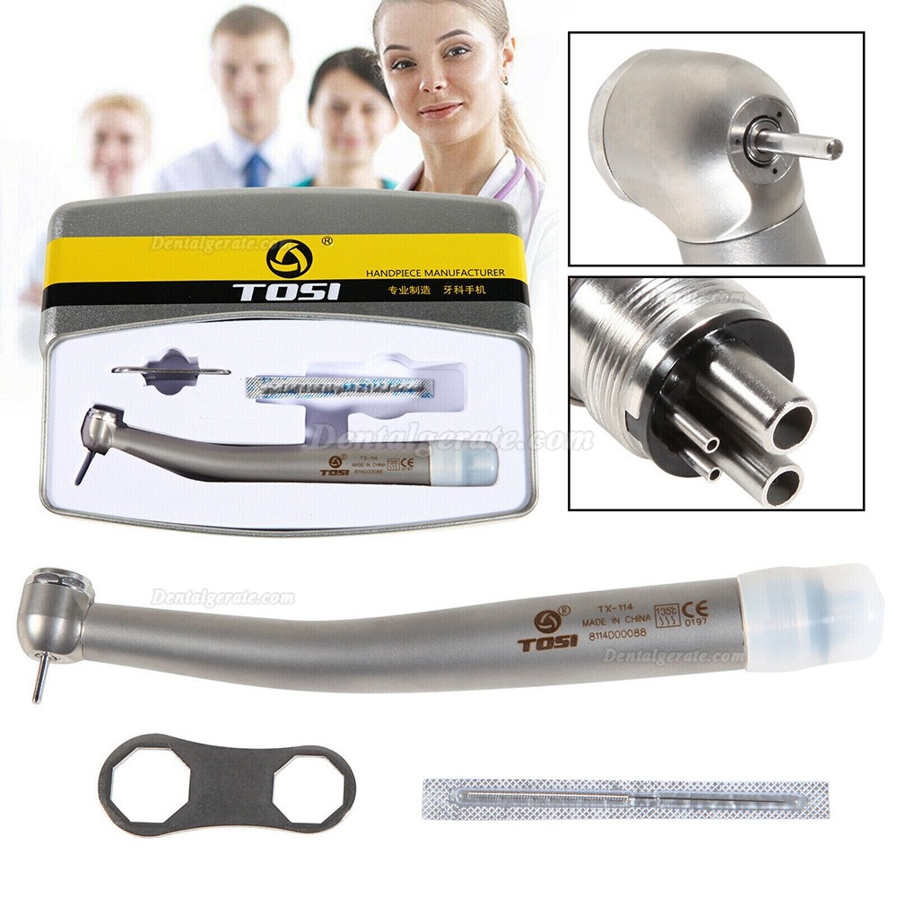TOSI TX-114 Dental Turbine Handst&uuml;ck Druckknopf, 4 L&ouml;cher