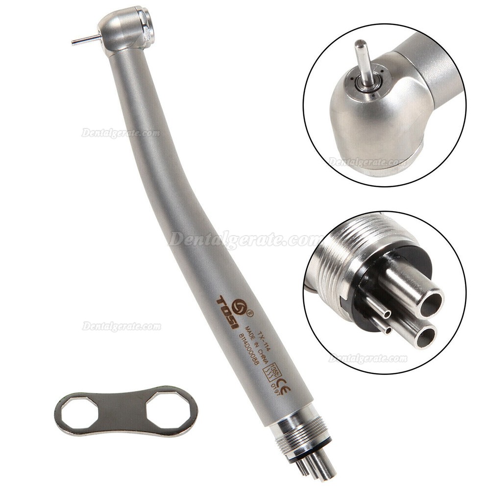 TOSI TX-114 Dental Turbine Handst&uuml;ck Druckknopf, 4 L&ouml;cher